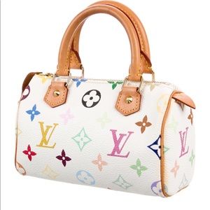 Louis Vuitton mini multicolor speedy HL.